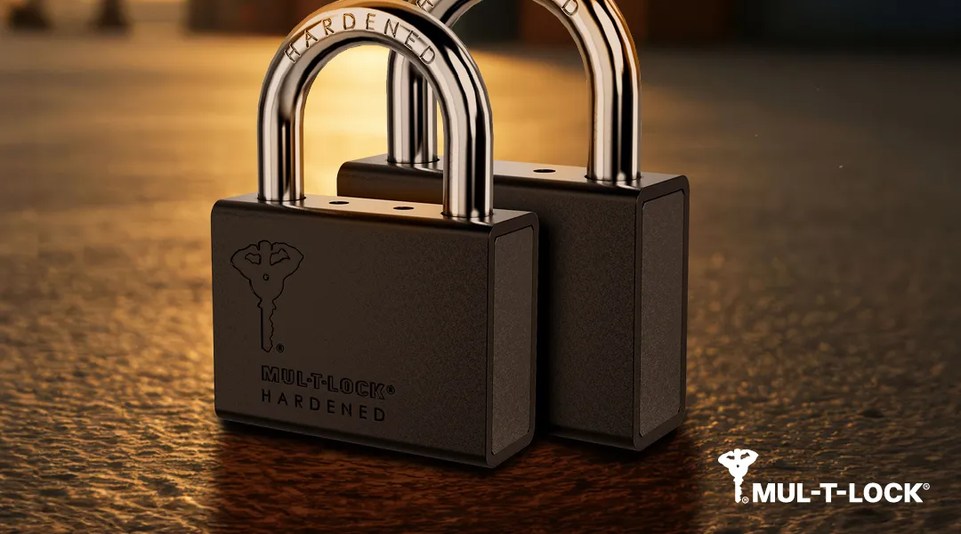 Mul-T-Lock C-Series hardened padlocks at a container port